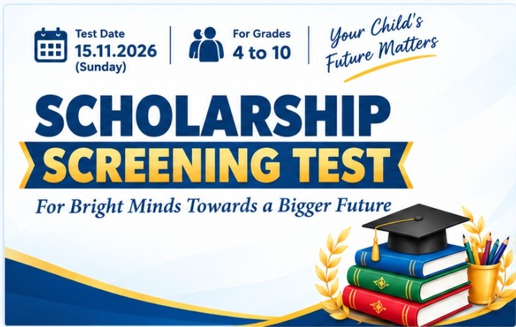 Vijay Vikas Scholarship Test Poster